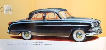 Opel Kapitaen Modelprogram 1955 Carbrochure  (1281)